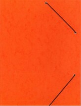 Mapa 253 prešpán s gumou,oranžová