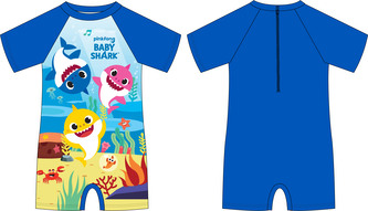 Chłopięcy kombinezon kąpielowy Baby Shark