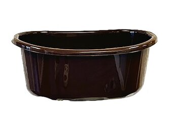 12 L OVÁLNÁ MÍSA S UŠIMA HNĚDÁ - JAG