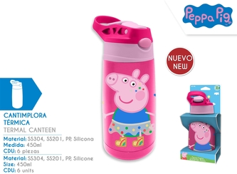Butelka termiczna 400 ml Świnka Peppa