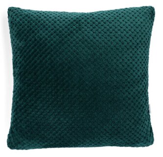 Dekorační polštář s výplní | NOAH | zelená vzor rýžových zrn | 45x45 cm | 708527 Homla