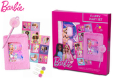 Barbie - tajný deník s perem, sadou nálepek a doplňky v krabičce