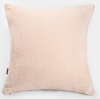 Dekorační polštář s výplní | CHENILLE | ecru žinylka | 45x45 cm | 897455 Homla