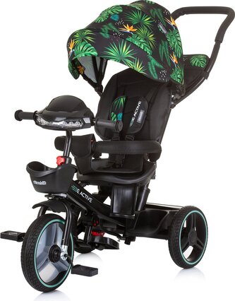 CHIPOLINO Tříkolka se stříškou Be Active 2v1 Jungle