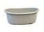 OVÁLNÁ MÍSA 12 L S UŠIMA SVĚTLÝ POPEL - JAG