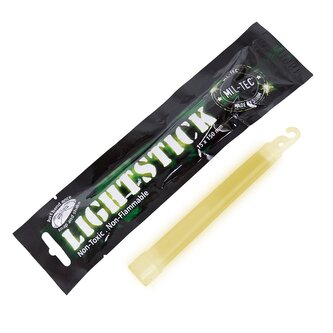 Mil-Tec - Lightstick światło chemiczne - Standard - 1,5 x 15 cm - Żółty - 14940015