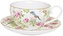 Porcelánový šálek a podšálek Spring Time