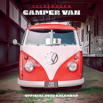 Kalendář 2025 VW Campervans, 30 x 30 cm