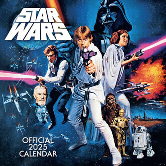 Kalendář 2025 Star Wars Classic, 30 x 30 cm