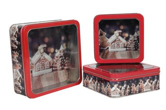 SADA DÓZ NA VÁNOČNÍ CUKROVÍ 3 KS