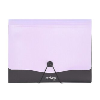 Teczka Vfile A4 z 13 przekładkami liliowa STRIGO