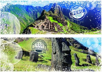 GRAFIKA Puzzle Cesta kolem světa: Chile a Peru 1000 dílků