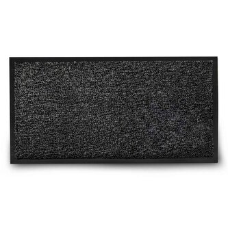 Rohožka 90x150cm guma/koberec  FINE černá