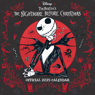 Kalendář 2025 The Nightmare Before Christmas, 30 x 30 cm