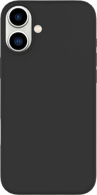 eSTUFF INFINITE Riga silikonový kryt pro iPhone 16 Plus, recyklovaný TPU, černý