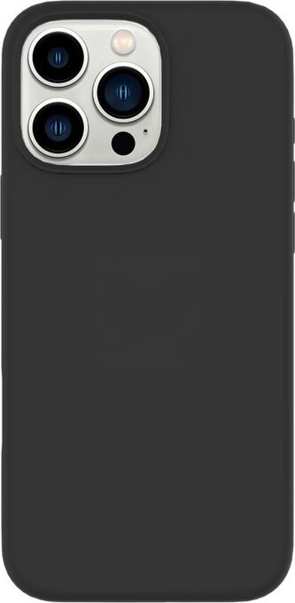 eSTUFF INFINITE Riga silikonový kryt pro iPhone 16 Pro Max, recyklovaný TPU, černý