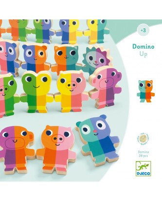 DJECO Dřevěné domino 3D