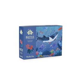 MOULIN ROTY Puzzle svítící ve tmě Pod mořem - 24 pcs