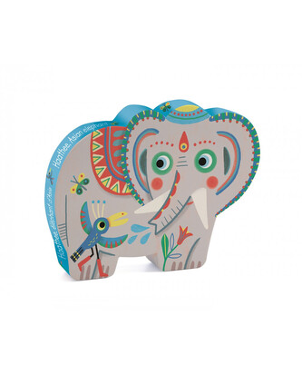 DJECO Puzzle Indický slon - 24 dílků