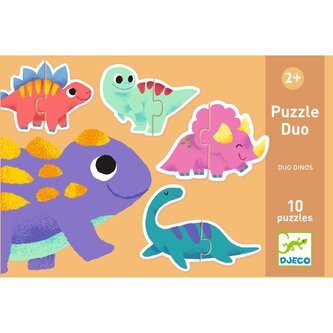 DJECO Duo puzzle Dinos