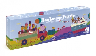 LONDJI Velké puzzle Šťastnou cestu - 22 dílků