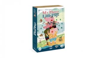 LONDJI Velké puzzle Tři prasátka