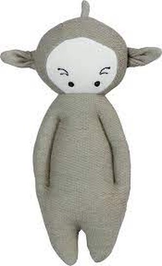 FABELAB chrastítko Dragon - světle šedá