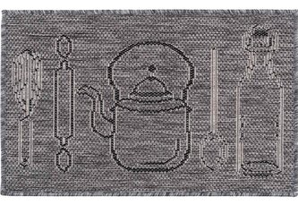 Kuchyňský kobereček KETTLE šedá 50x80 cm Mybesthome