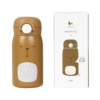 FABELAB Lahvička Bear - Ochre 320ml