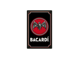 Nekupto Cedule 40x60 Bacardi (Logo Black) NA24016