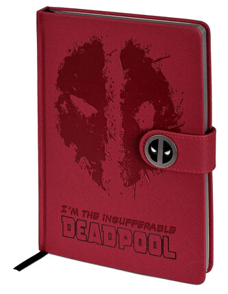 Poznámkový blok A5 Marvel|Deadpool: Ikona (14,8 x 21 cm)