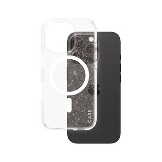 PanzerGlass® CARE kryt Apple iPhone 16 Pro MagSafe Star Lit třpitivý/bílý