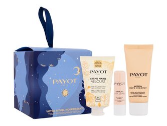PAYOT Your Nourishing Ritual pleťový krém Nutricia Creme Confort 30 ml + krém na ruce Creme Mains Velours 30 ml + balzám na rty Creme N°2 Stick Levres 4 g