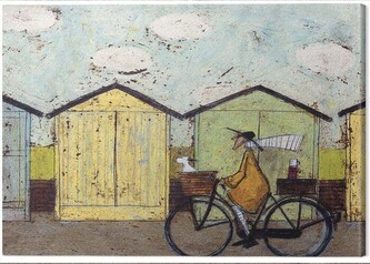 Obraz na plátně Sam Toft - Off for a Breakfast, 2 cm - 40×50 cm