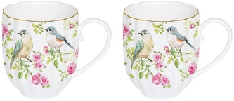 Sada dvou porcelánových hrnků Spring Time