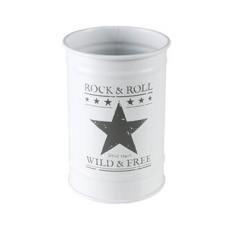 Koupelnový plechový set ELVIS bílá Mybesthome