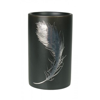 Koupelnový keramický set PIUME černá Mybesthome