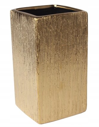 Koupelnový keramický set FLOSS zlatá Mybesthome