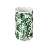 Koupelnový keramický set ORGANIC zelená Mybesthome