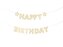 Baner papierowy Happy Birthday mix 220x14.5cm