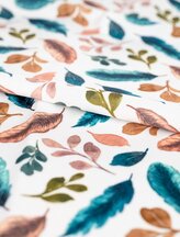 Bobánek Metráž PUL - Bílá pírka 10x150 cm