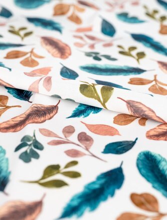 Bobánek Metráž PUL - Bílá pírka 10x150 cm