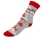 Ponožky Vánoce Trpaslíci - bílá, šedá, červená - 43-46