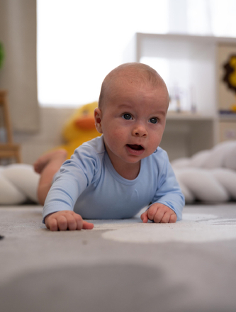 Bobánek Body dlouhý rukáv - Světle modrá - 74