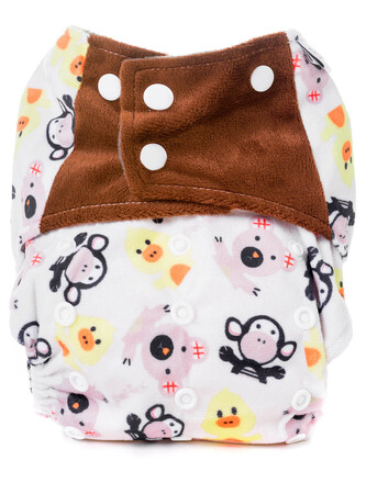 Bobánek Extra savá jemná AIO plenka patentky - Zvířátka