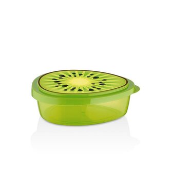 DÓZA NA POTRAVINY S VÍKEM 800 ML KIWI, PLAST