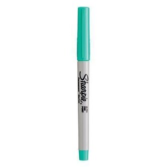 Permanentní popisovač "Ultra Fine Point", mint, 0,5 mm, kuželový hrot, SHARPIE NSH0811270