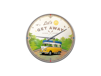 Nekupto Nástěnné hodiny VW Bulli Let's Get Away NA51092