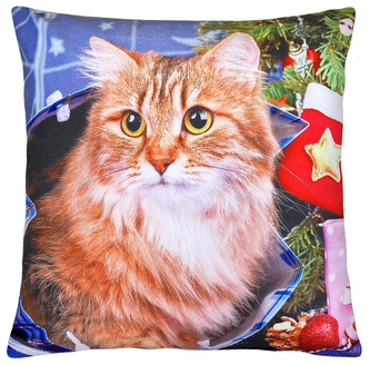 Vánoční polštář XMAS CAT III. 40x40 cm Mybesthome