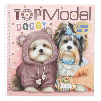 Dress Me Up Doggy - Top Model, Blok se samolepkami